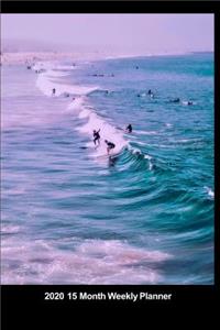 Plan On It 2020 Weekly Calendar Planner - Surfs Up