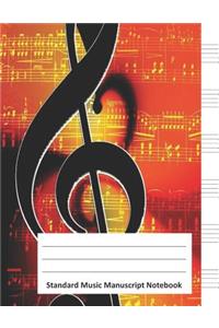 Standard Music Manuscript Notebook