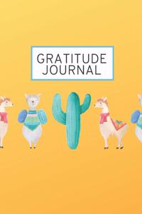 Llama Gratitude Journal
