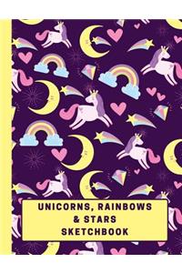 Unicorns, Rainbows & Stars Sketchbook