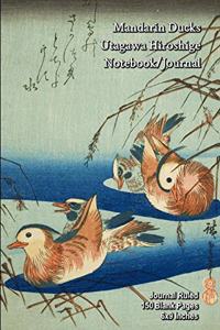 Mandarin Ducks - Utagawa Hiroshige - Notebook/Journal