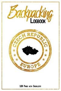 Backpacking Logbook Czech Republic Europe 120 Pages with Checklists