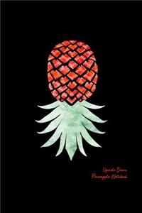 Upside Down Pineapple Notebook