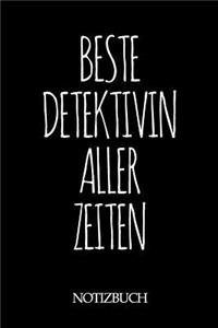 Beste Detektivin Aller Zeiten Notizbuch