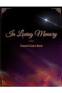 In Loving Memory Funeral Guest Book