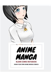 Anime Manga Blank Comic Notebook