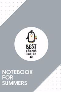 Notebook for Summers