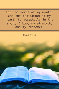 General Worship Bulletin: Let the Words (Package of 100)