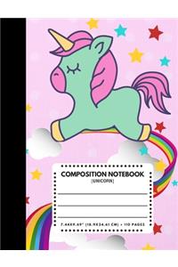 Composition Notebook Unicorn