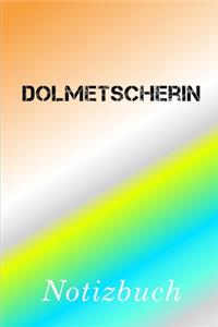 Dolmetscherin Notizbuch