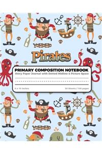 Primary Composition Notebook Story Paper Journal Dotted Midline and Picture Space