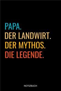 Papa Der Landwirt Der Mythos Die Legende Notizbuch