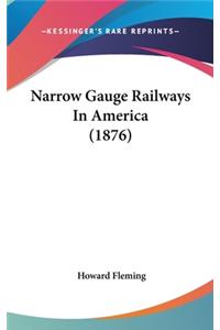 Narrow Gauge Railways In America (1876)