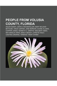 People from Volusia County, Florida
