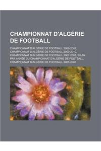 Championnat D'Algerie de Football