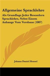 Allgemeine Sprachlehre