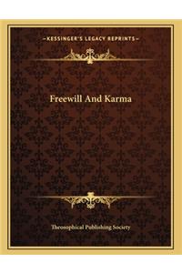 Freewill and Karma