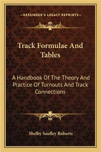 Track Formulae And Tables