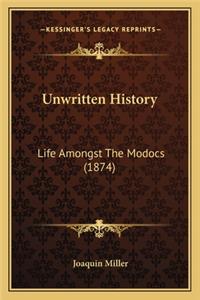 Unwritten History
