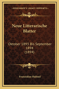 Neue Litterarische Blatter