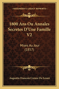 1800 Ans Ou Annales Secretes D'Une Famille V2