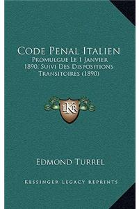 Code Penal Italien