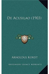 De Acusilao (1903)