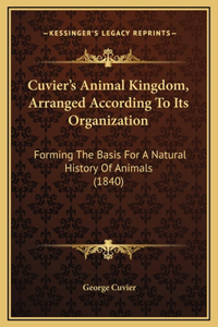 Cuvier's Animal Kingdom, Arranged According To Its Organization