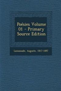 Poésies Volume 01