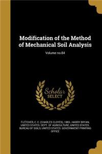 Modification of the Method of Mechanical Soil Analysis; Volume no.84