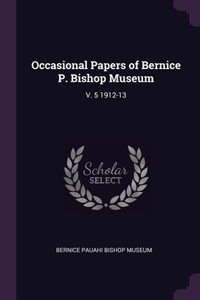 Occasional Papers of Bernice P. Bishop Museum
