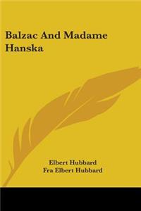 Balzac And Madame Hanska