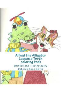 Alfred the Alligator Looses a Tooth coloring book