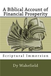 A Biblical Account of Financial Prosperity