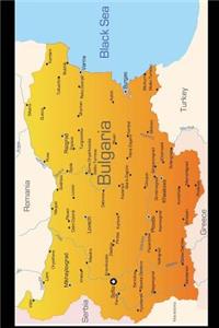 Map of Bulgaria Journal
