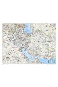 National Geographic: Iran Classic Wall Map - Laminated (30.25 X 23.5 Inches)