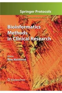 Bioinformatics Methods in Clinical Research