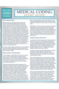 Medical Coding (Speedy Study Guide)