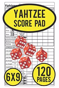 Yahtzee Score Pad