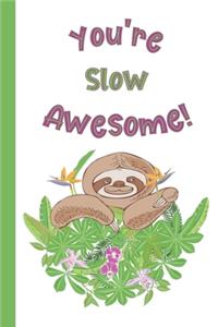 You're Slow Awesome!