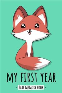 My First Year Baby Memory Book