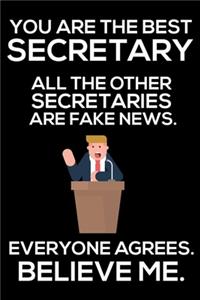 You Are The Best Secretary All The Other Secretaries Are Fake News. Everyone Agrees. Believe Me.