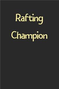 Rafting Champion