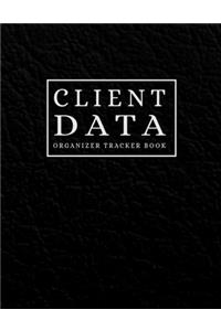 Client Data Organizer Tracker Book