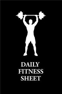 Daily Fitness Sheet