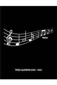 Music Desk Calendar 2020 - 2021