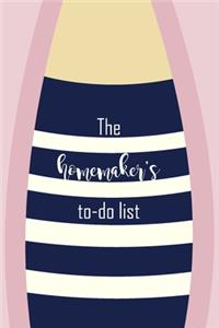The homemaker's to-do list