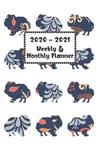 2020 - 2021 Weekly & Monthly Planner