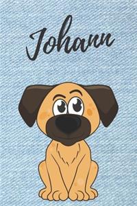 Johann Hunde-Notizbuch / Malbuch / Tagebuch