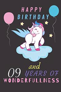 Happy Birthday And 09 Years Of Wonderfullness